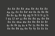Outlined: A Hand-Lettered Font, a Sans Serif Font by Britt Fabello (Thumbnail 6 of 6)