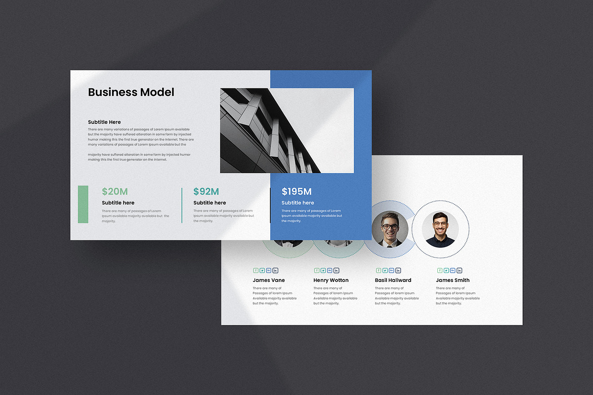 Business Pitch-Deck Keynote Template preview 3