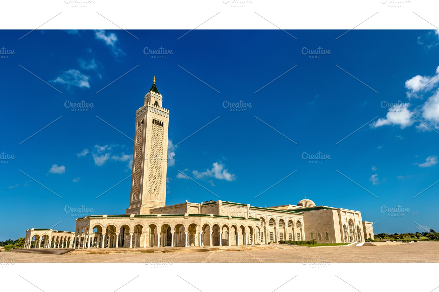 Malik Ibn Anas Mosque in Carthage, Tunisia, an Architecture Photo by Leonid Andronov