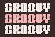 Vibes Bloze - Groovy Font, a Sans Serif Font by Iqsiart Studio (Thumbnail 2 of 10)