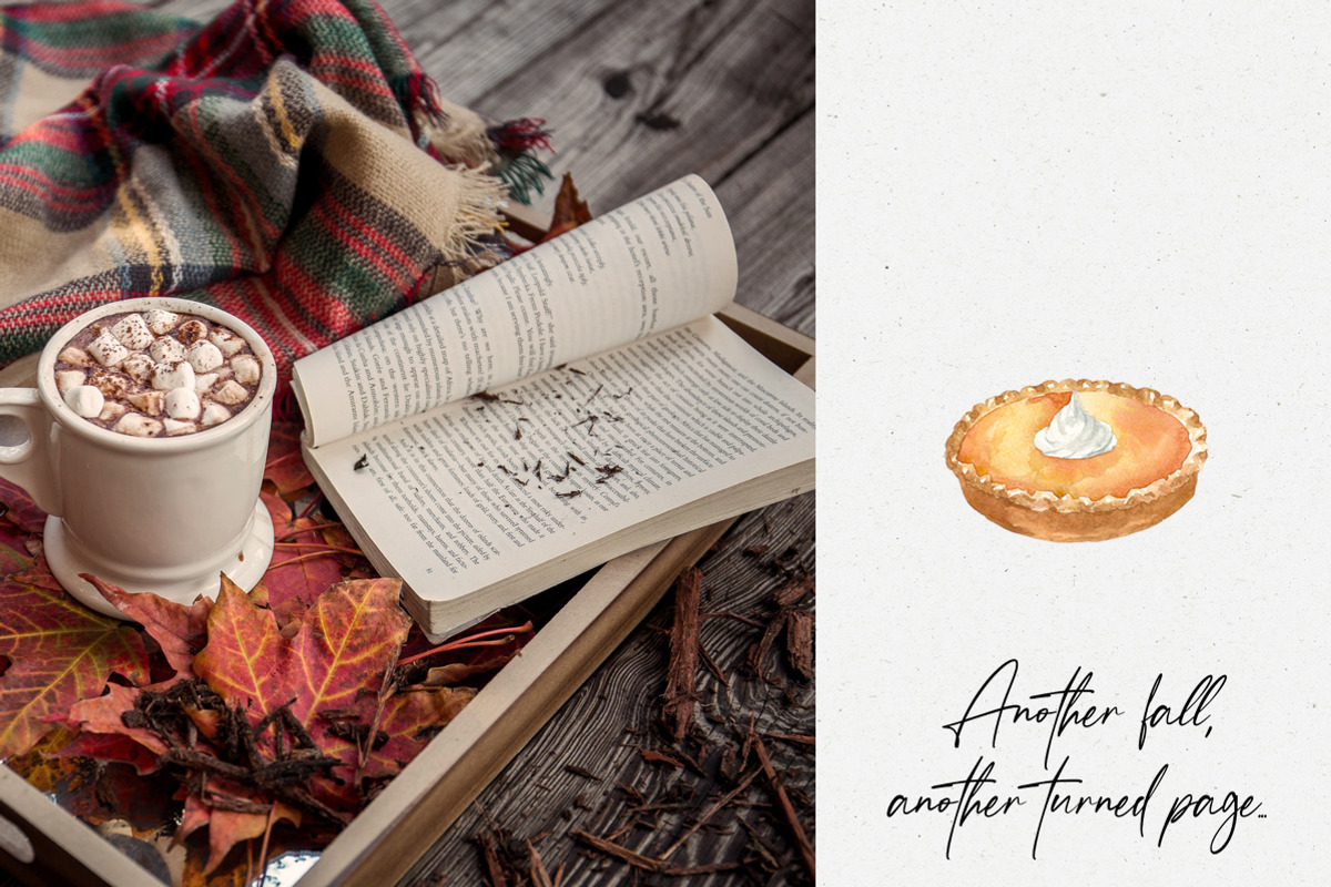 Watercolor Thanksgiving Clip art, an Illustration by Colibri Watercolor (Photo 5 of 8)