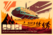 Scusi Font - 30% OFF!!, a Font by Francis Chouquet (Thumbnail 1 of 6)