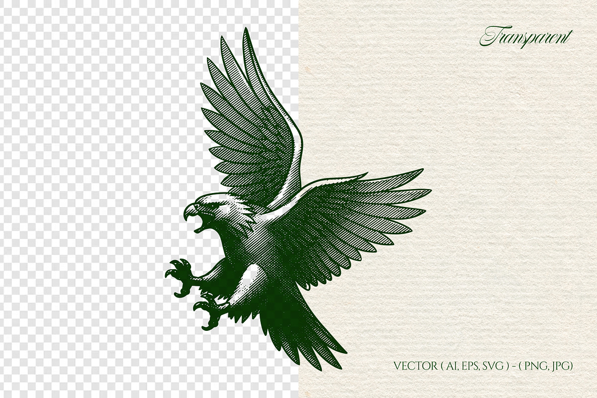 Heraldry Eagle Engraving, an Animal Illustration by Kaizla03 (Photo 3 of 4)