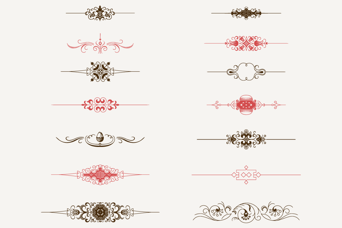Decorative Text Dividers N°2, an Illustration by Webalys (Photo 1 of 3)