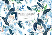 Mystic garden, luxury Print Patterns, a Pattern Graphic by HannaStudio (Thumbnail 1 of 7)