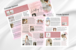 Wedding Canva Newsletter Template