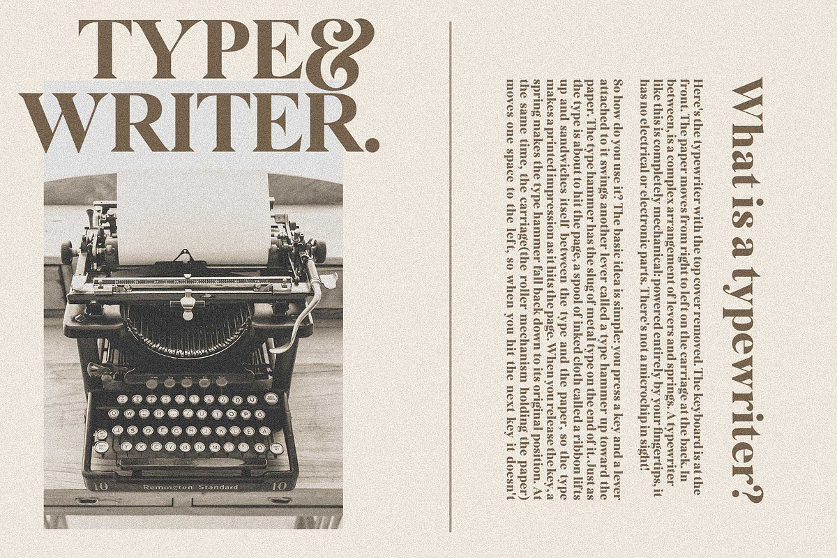 Classical Authentic Font preview 6