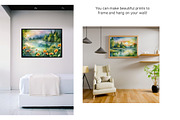 Watercolor Lake Landscapes Set 2, a Decorative Illustration by Kat's Artful Creations (Thumbnail 4 of 10)