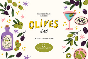Mediterranean Kitchen – Olives Set