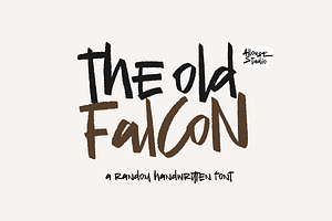 The Old Falcons Font, a Script Font by Allouse Studio