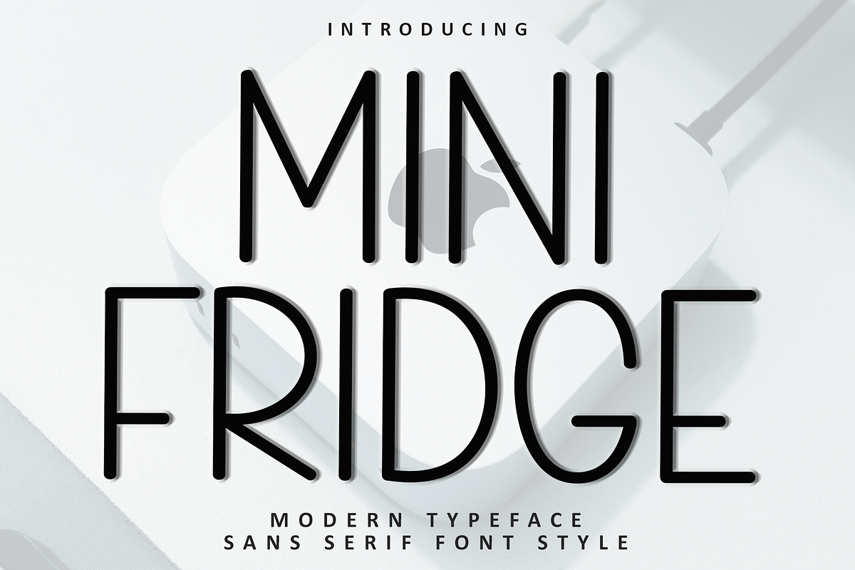 Mini Fridge, a Sans Serif Font by FreshTypeINK (Photo 1 of 7)