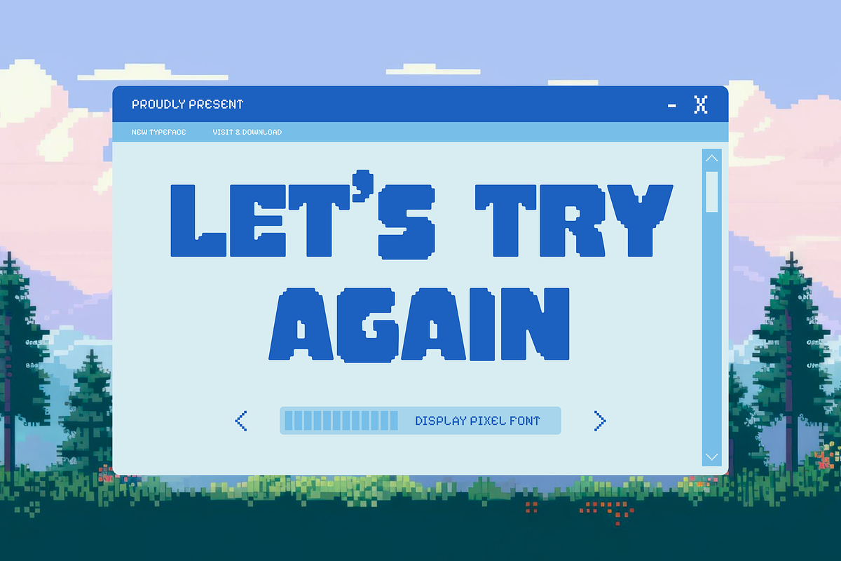 Glitch Carnival – Retro Display Font, a Sans Serif Font by Studio Moara (Photo 6 of 8)