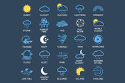 Natural disaster icons set, an Icon by Tomass2015 (Thumbnail 1 of 6)