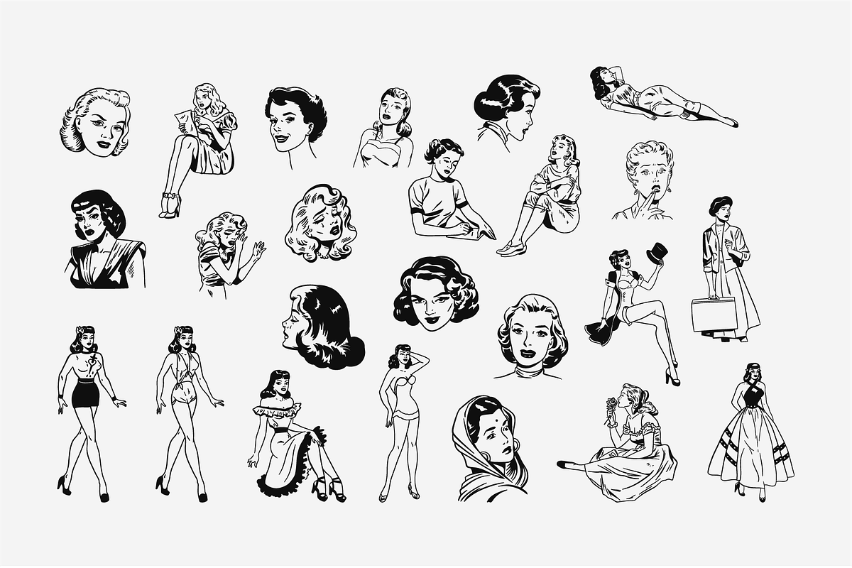 Women of Comics Illustrations V2, an Illustration by FM Era Studio (Photo 3 of 6)
