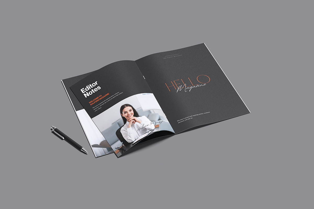 A4 Magazines Mockup, a Books & Magazine Mockup by graphicstory (Photo 2 of 4)