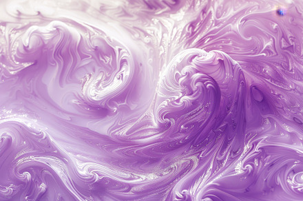 Swirls of purple and white blend tog, a Photo by Tanuart