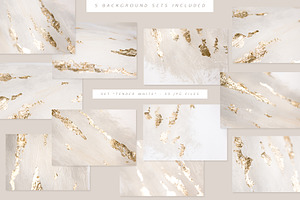 Christmas Gold Foil Backgrounds