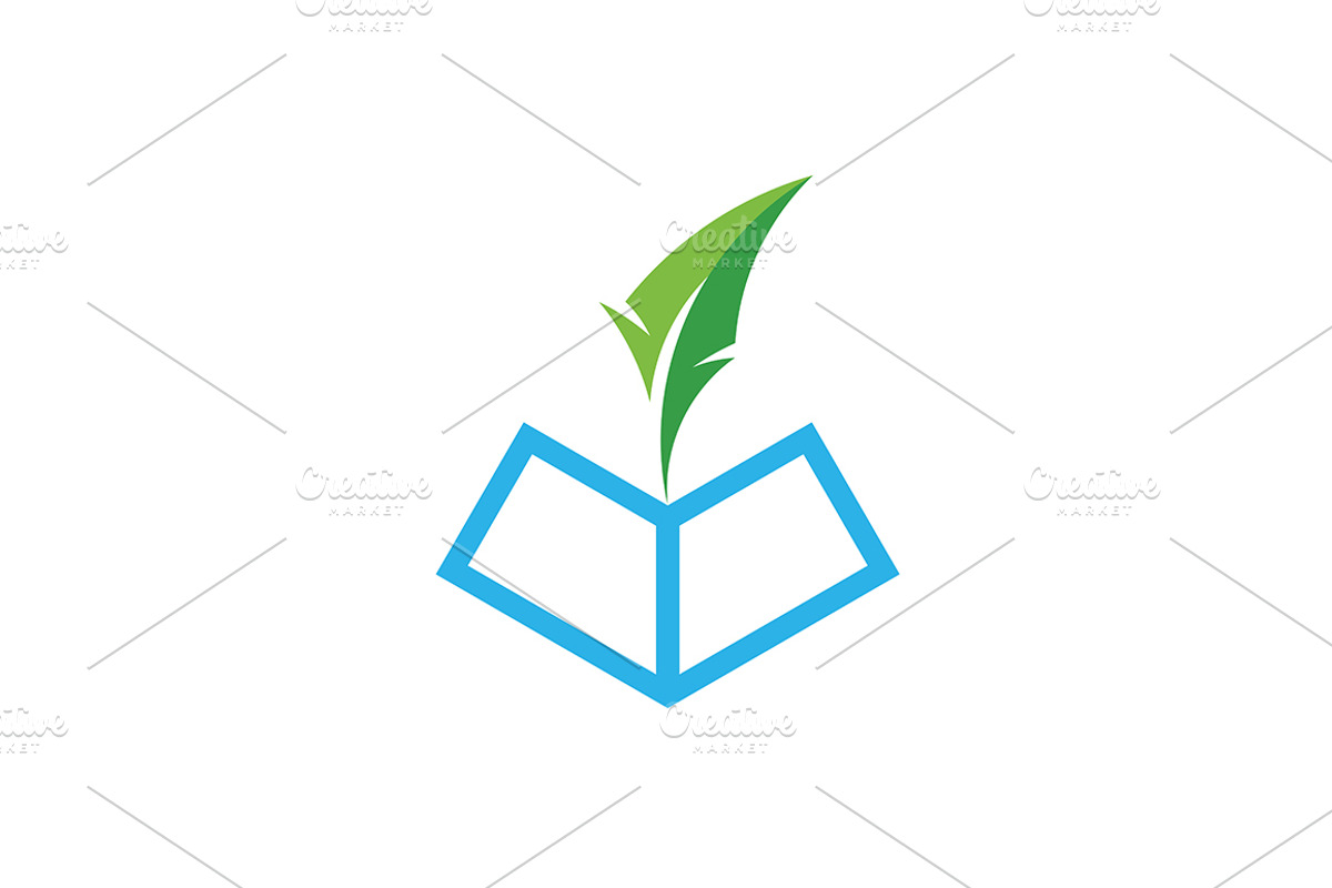 20 Logo Books Template Bundle, a Branding & Logo Template by Acongraphic (Photo 7 of 21)