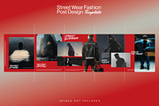 Street Wear Fashion Carousel Design, a Social Media Template by Posterfello (Thumbnail 1 of 3)