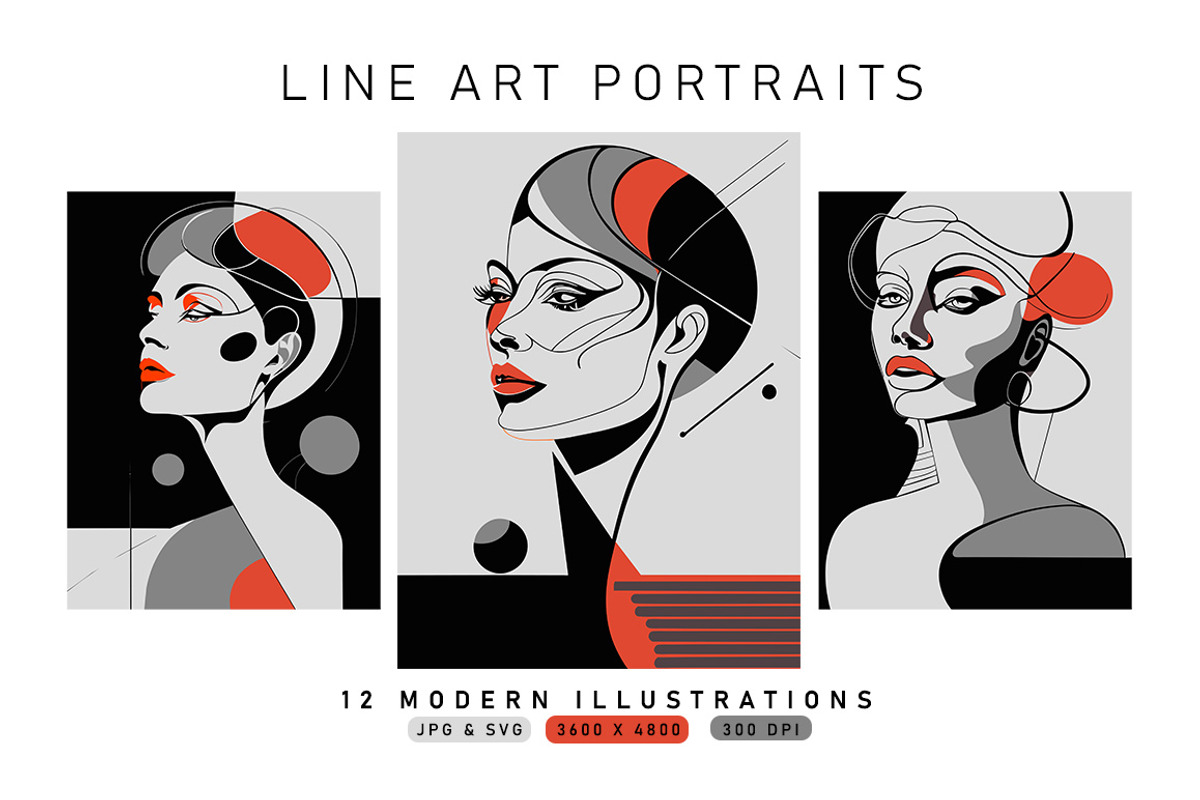 Line Art Portraits