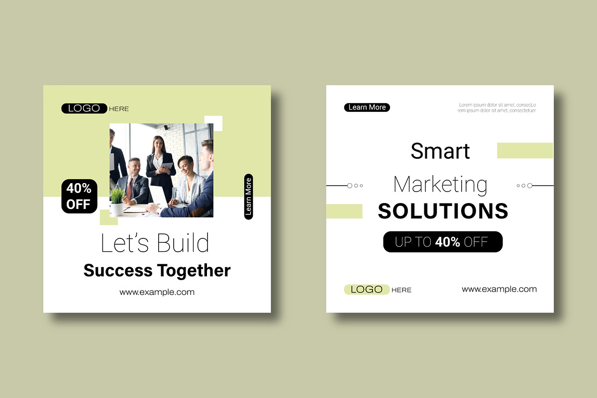 Modern Business Social Media Post, a Social Media Template by MightyDesign (Photo 4 of 8)