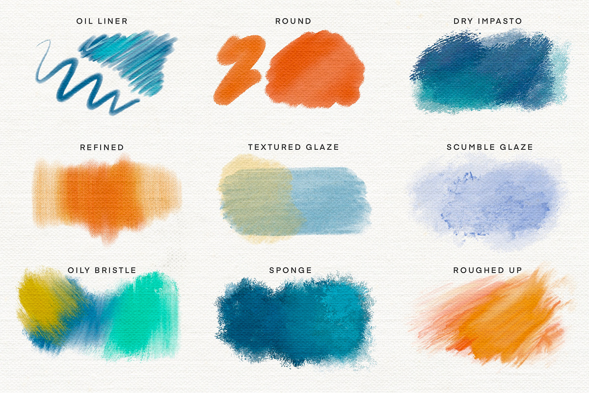 Procreate Artist Oil Paint Brushes, a Brush Add-On by Mels Brushes (Photo 3 of 4)