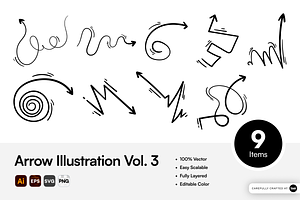 Arrow Illustration Vol. 3, a Graphic by SLAB! Design