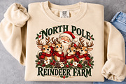 North Pole Santa & Reindeers, a Seasonal Illustration by Craft Nest (Thumbnail 5 of 6)