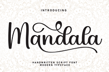 Mandala | Script Font