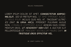 Rolves - Sans Serif Font Family