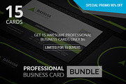 Professional Business Card Bundle, a Business Card Template by InfinityArt (Thumbnail 2 of 5)