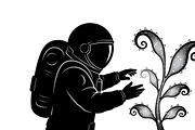 This vector astronaut artwork, an Illustration by Amazin_art (Thumbnail 30 of 30)