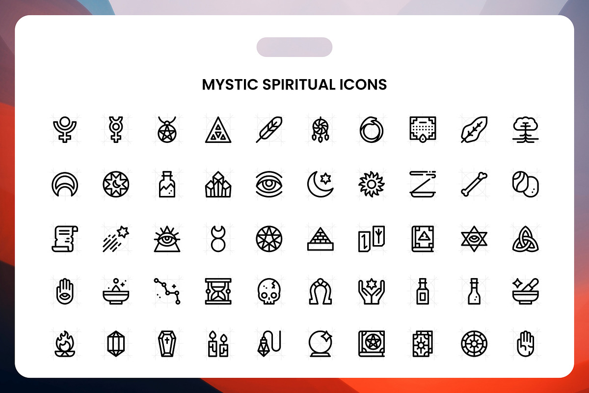 Mystic Spiritual Icons, an Icon by Wencory