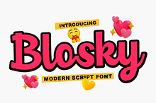 Blosky Script