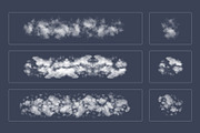 Photoshop Cloud Brushes V3, a Brush Add-On by Mohamed Saber (Thumbnail 4 of 6)
