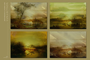 Mysterious Watercolor Landscapes 4, a Background Graphic by Suna Kosem (Thumbnail 6 of 11)