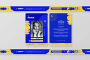 ID Card & Lanyard Template, a Card Template by Fortunes Co (Thumbnail 2 of 2)