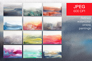 Watercolor Ombre Collection, a Texture Illustration by NadyaKo (Thumbnail 3 of 3)
