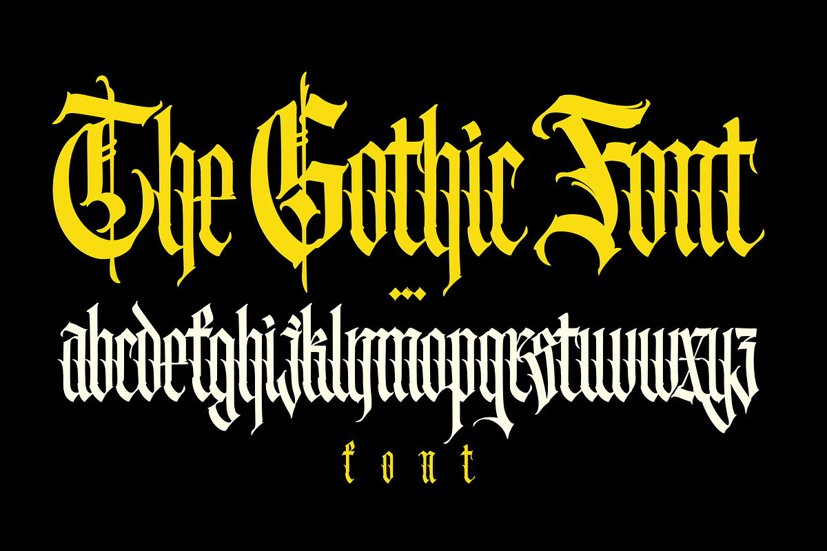 Gothic vector letters - 031, an Object Graphic by GeekClick (Photo 11 of 17)