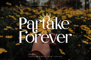 Partake | Modern Serif, a Serif Font by Pentagonistudio (Thumbnail 1 of 10)