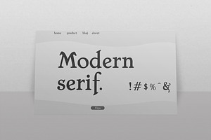 Algae Modern Serif Font