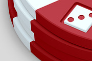 Casino Chips Mockup - 6 views, an Advertising Mockup by Illusiongraphic (Thumbnail 13 of 18)