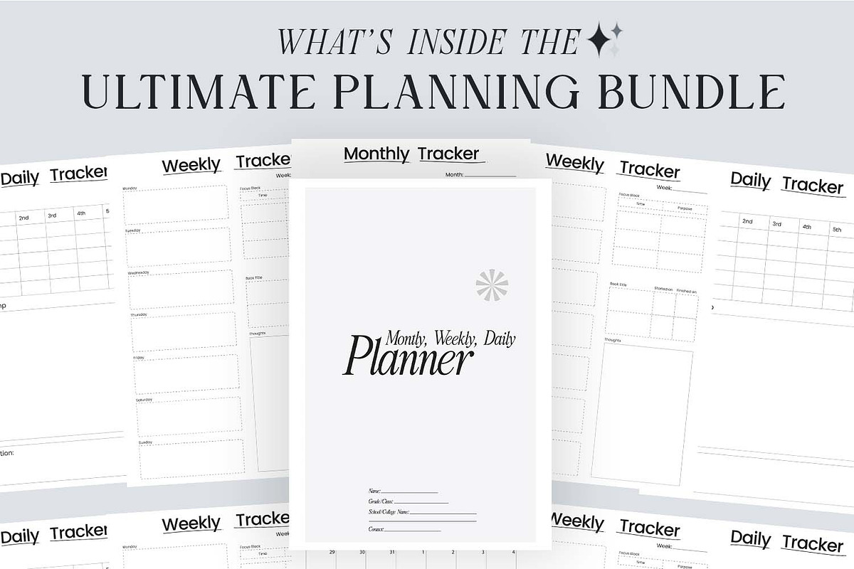 Ultimate Planning Bundle PDF preview 2