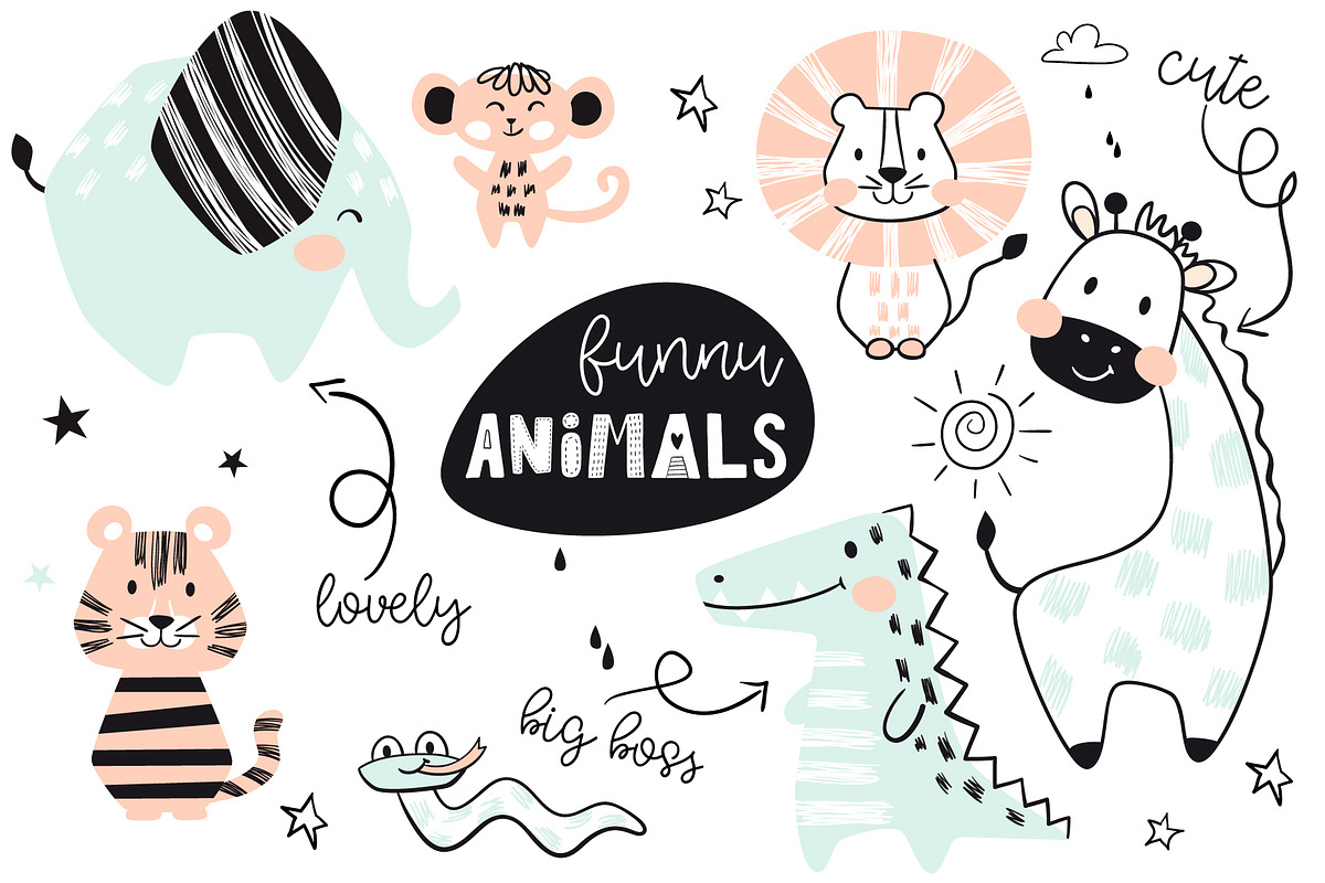 African animals, an Animal Illustration by MeadowFox (Photo 2 of 6)