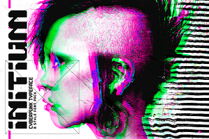 INITIUM Cyberpunk Typeface