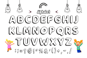 Back to Childhood - Kids Font, a Sans Serif Font by KiddoGlyphs Studio (Thumbnail 4 of 5)
