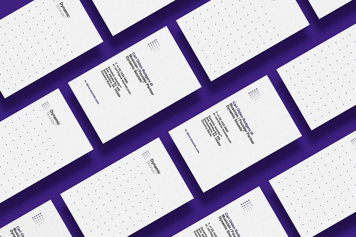 Business cards template: Dynamic S, a Business Card Template by Srg® (Photo 2 of 4)