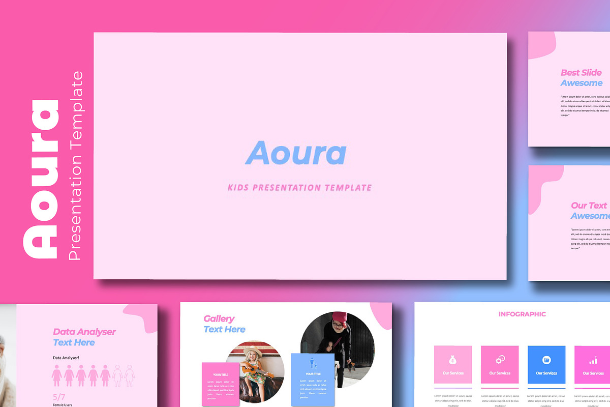 Aoura Education Keynote, a Presentation Template by Overcloud (Photo 1 of 4)
