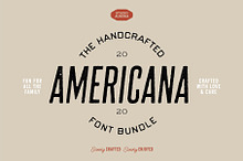 Handcrafted Americana Font Bundle