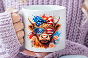 Western America Highland Cow png, an Illustration by Designworld (Thumbnail 3 of 5)